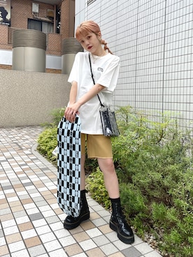 林 奈実さん（レディース・155cm）の夏コーディネート