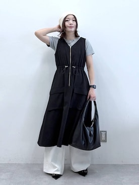 Chisaさん（レディース・154cm）の春コーディネート