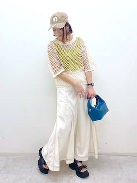 Chisaさん（レディース・154cm）の夏コーディネート