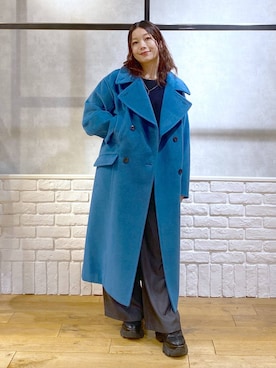 「アイテム（バッグ）」を使った、Chisaさん（レディース・154cm・30代）の冬コーディネート