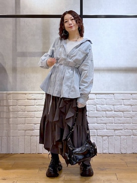 Chisaさん(レディース・154cm)の冬コーディネート