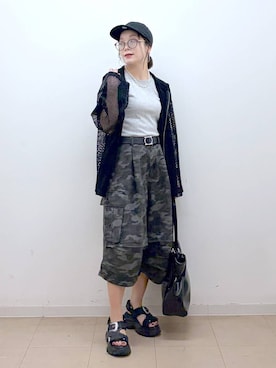Chisaさん(レディース・154cm)の夏コーディネート