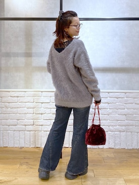 「アイテム（Tシャツ/カットソー）」を使った、Chisaさん（レディース・154cm・30代）の秋コーディネート