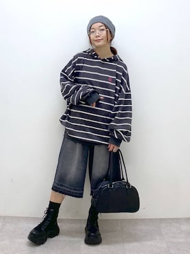 「ハーフパンツ」｜Chisaさん（レディース・154cm・40代）の秋コーディネート