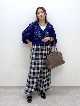 「アイテム（スウェットパンツ）」を使った、Chisaさん（レディース・154cm・40代）の秋コーディネート