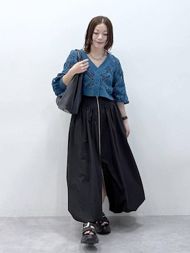 Chisaさん（レディース・154cm）の春コーディネート