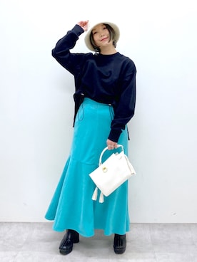 Chisaさん（レディース・154cm）の冬コーディネート