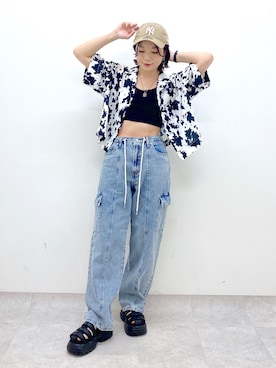 Chisaさん（レディース・154cm）の春コーディネート