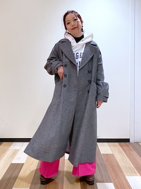 Chisaさん(レディース・154cm)の冬コーディネート