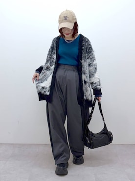 「PAGEBOY（ページボーイ）のアイテム（バッグ）」を使った、Chisaさん（レディース・154cm）の冬コーディネート