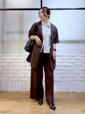 Chisaさん（レディース・154cm）の春コーディネート