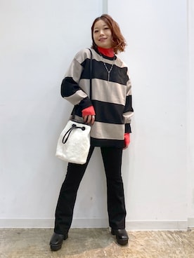 Chisaさん(レディース・154cm)の冬コーディネート