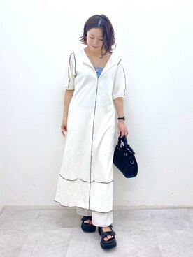 Chisaさん（レディース・154cm）の夏コーディネート