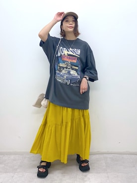 Chisaさん（レディース・154cm）の夏コーディネート