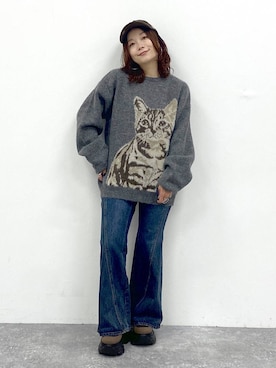 「アイテム（ブーツ）」を使った、Chisaさん（レディース・154cm・30代）の秋コーディネート