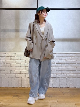 Chisaさん（レディース・154cm）の春コーディネート