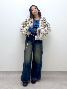 Chisaさん(レディース・154cm)の冬コーディネート