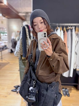 Chisaさん（レディース・154cm）の冬コーディネート