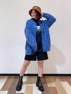 Chisaさん（レディース・154cm）の冬コーディネート