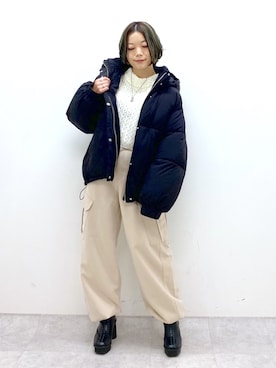 Chisaさん（レディース・154cm）の冬コーディネート