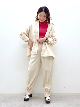 Chisaさん(レディース・154cm)の春コーディネート