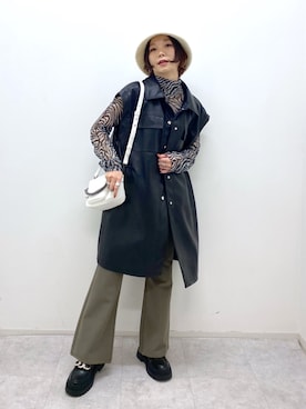 Chisaさん（レディース・154cm）の秋コーディネート