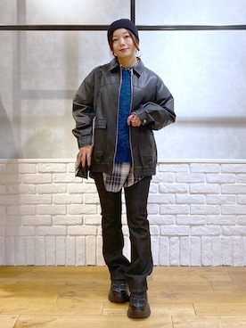 「アイテム（ハンドバッグ）」を使った、Chisaさん（レディース・154cm・40代）の秋コーディネート