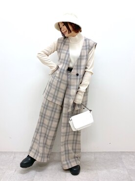 Chisaさん（レディース・154cm）の秋コーディネート