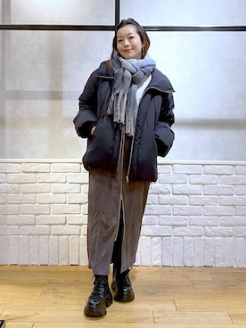 Chisaさん（レディース・154cm）の冬コーディネート