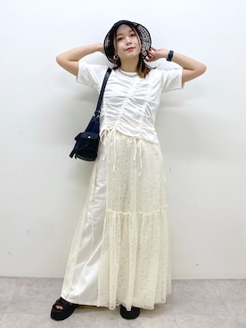 Chisaさん（レディース・154cm）の春コーディネート