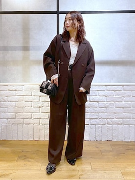 「アイテム（パンプス）」を使った、Chisaさん（レディース・154cm・40代）の秋コーディネート