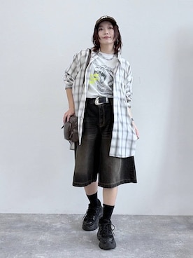 Chisaさん（レディース・154cm）の春コーディネート