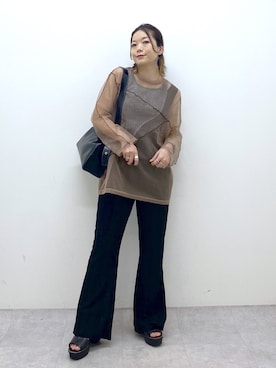 「ラメチュール」｜Chisaさん（レディース・154cm）の夏コーディネート