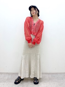 Chisaさん（レディース・154cm）の春コーディネート