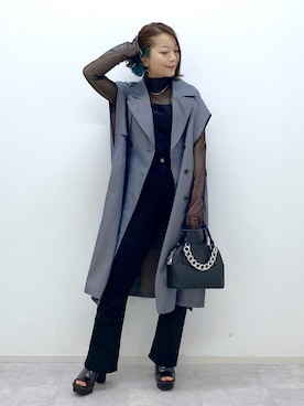 Chisaさん（レディース・154cm）の春コーディネート