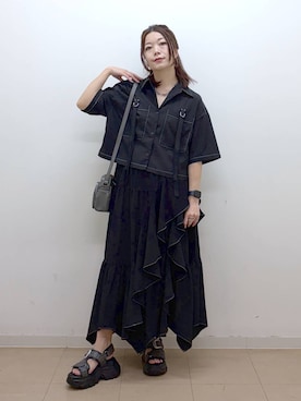 「PAGEBOY（ページボーイ）のアイテム」を使った、Chisaさん（レディース・154cm）の春コーディネート