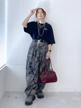 「PAGEBOY（ページボーイ）のNR/9TWENTY（ハット）」を使った、Chisaさん（レディース・154cm・30代）の夏コーディネート