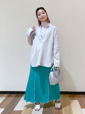 Chisaさん（レディース・154cm）の冬コーディネート