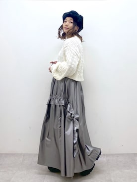 「JEANASIS（ジーナシス）のランダムアウトソールスニーカー/968688（スニーカー）」を使った、Chisaさん（レディース・154cm）の秋コーディネート