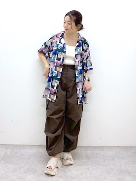 Chisaさん（レディース・154cm）の夏コーディネート