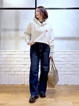 Chisaさん（レディース・154cm）の冬コーディネート