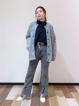 Chisaさん（レディース・154cm）の冬コーディネート