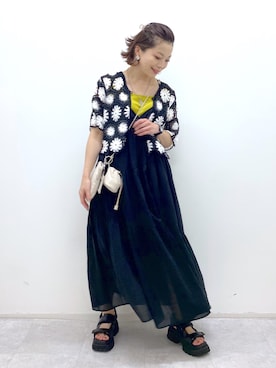 Chisaさん（レディース・154cm）の夏コーディネート