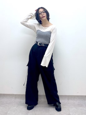 Chisaさん（レディース・154cm）の春コーディネート