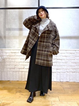 Chisaさん(レディース・154cm)の冬コーディネート