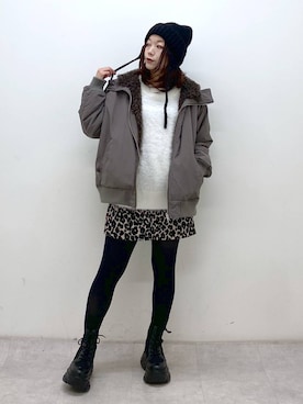 「アイテム（スカート）」を使った、Chisaさん（レディース・154cm・40代）の秋コーディネート