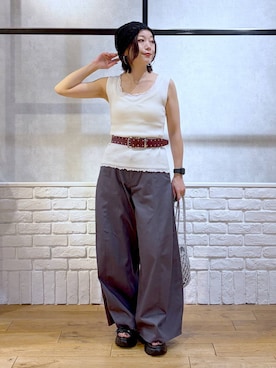 Chisaさん（レディース・154cm）の夏コーディネート