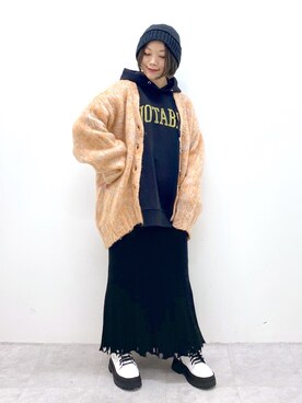 Chisaさん（レディース・154cm）の冬コーディネート