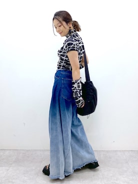 Chisaさん（レディース・154cm）の夏コーディネート