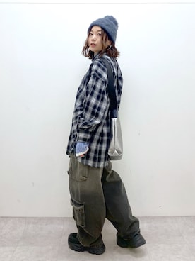 Chisaさん(レディース・154cm)の冬コーディネート